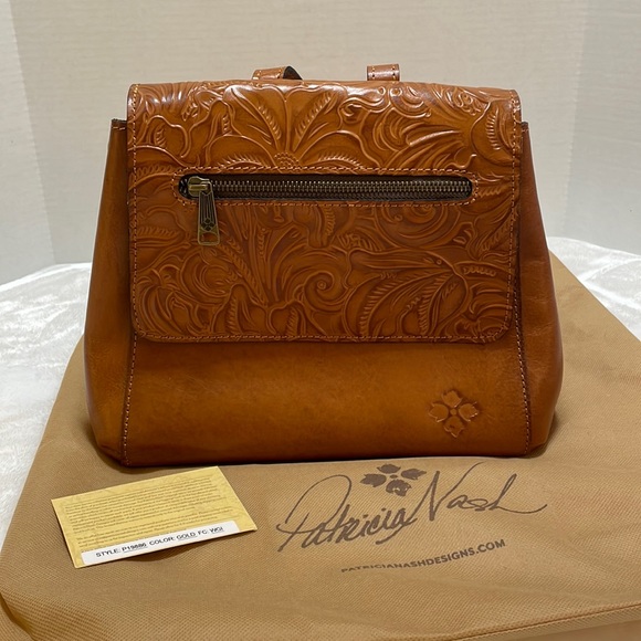 Patricia Nash Handbags - Patricia Nash MOLINA Small Leather Convertible Backpack Crossbody Shoulder Bag